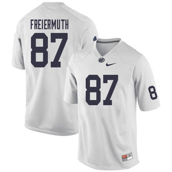 NCAA Nike Men's Penn State Nittany Lions Pat Freiermuth #87 College Football Authentic White Stitched Jersey DDL3498ZD